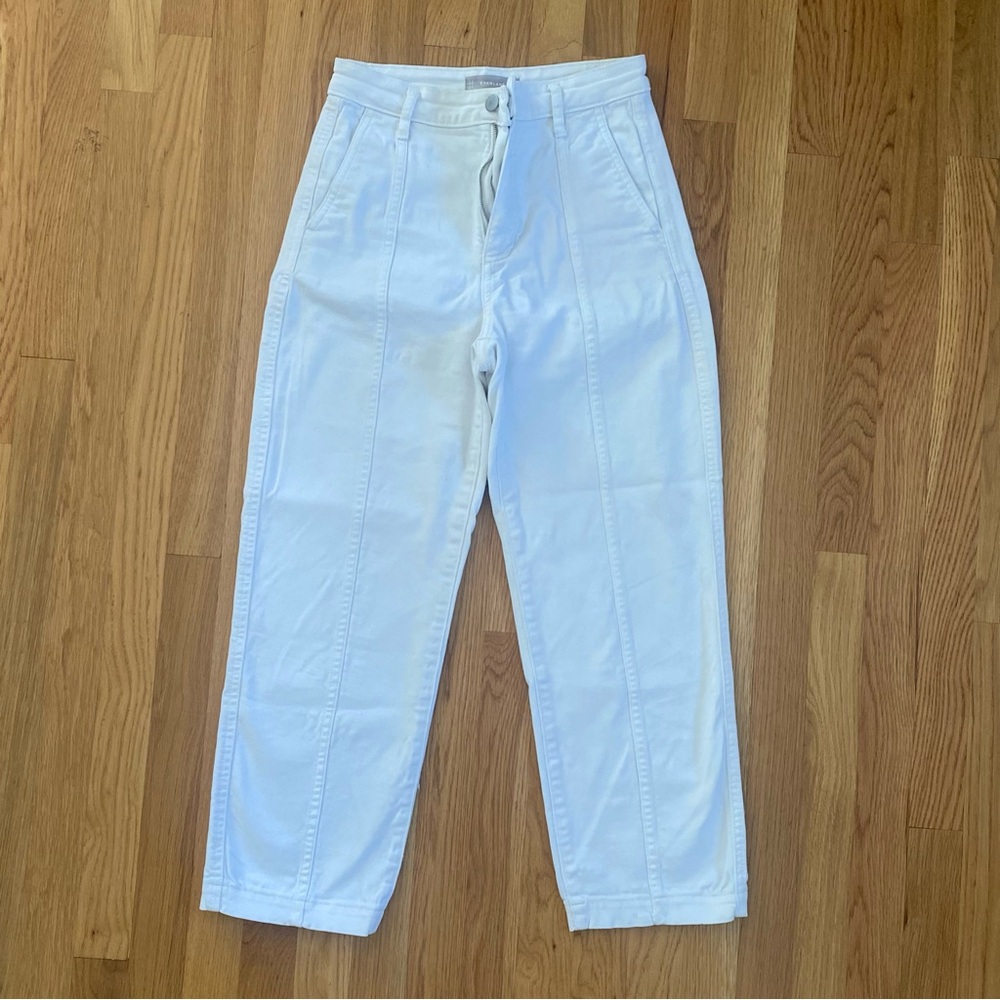 High Rise Straight Leg Cropped Jeans with Seam from Everlane